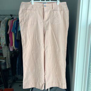 *NWOT* Monroe & Main Wide-Leg Pink Cropped Pants